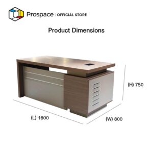PROSPACE Meja Kantor Staff Direktur Minimalis - B-ZGZ00501