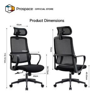 PROSPACE Kursi Kantor - B-BGY00701