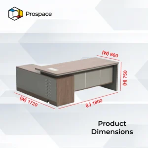 PROSPACE Meja Direktur - B-BT00203