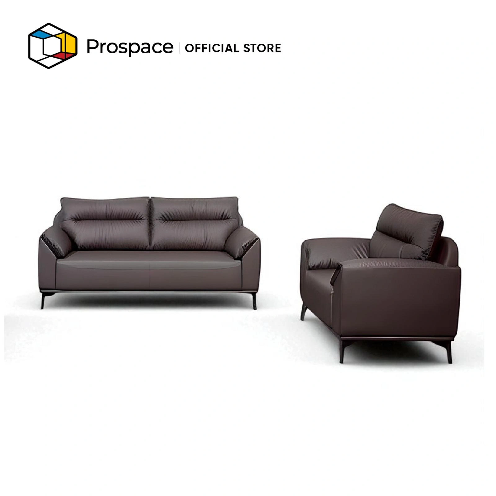 PROSPACE Sofa Kulit Ruang Tamu Kantor - B-SF002