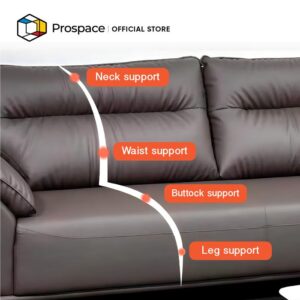 PROSPACE Sofa Kulit Ruang Tamu Kantor - B-SF002