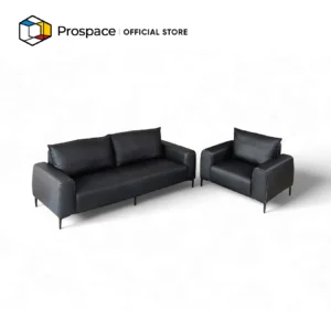 PROSPACE Sofa Kulit Ruang Tamu Kantor – B-SF003