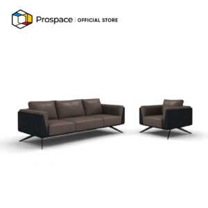 PROSPACE Sofa Kulit Ruang Tamu Kantor - B-SF004