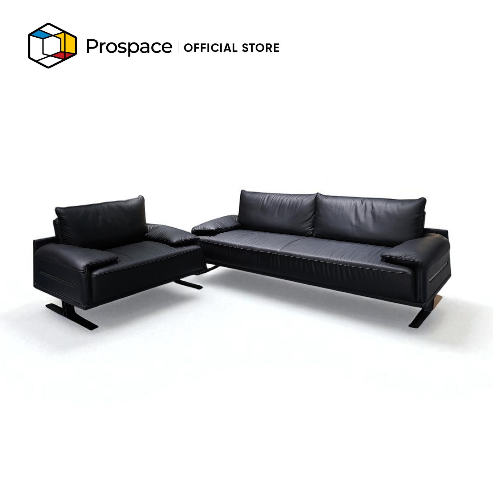 PROSPACE Sofa Kulit Ruang Tamu Kantor - B-SF007