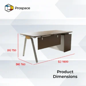 PROSPACE Meja Kerja Kantor - B-ZGZ00102