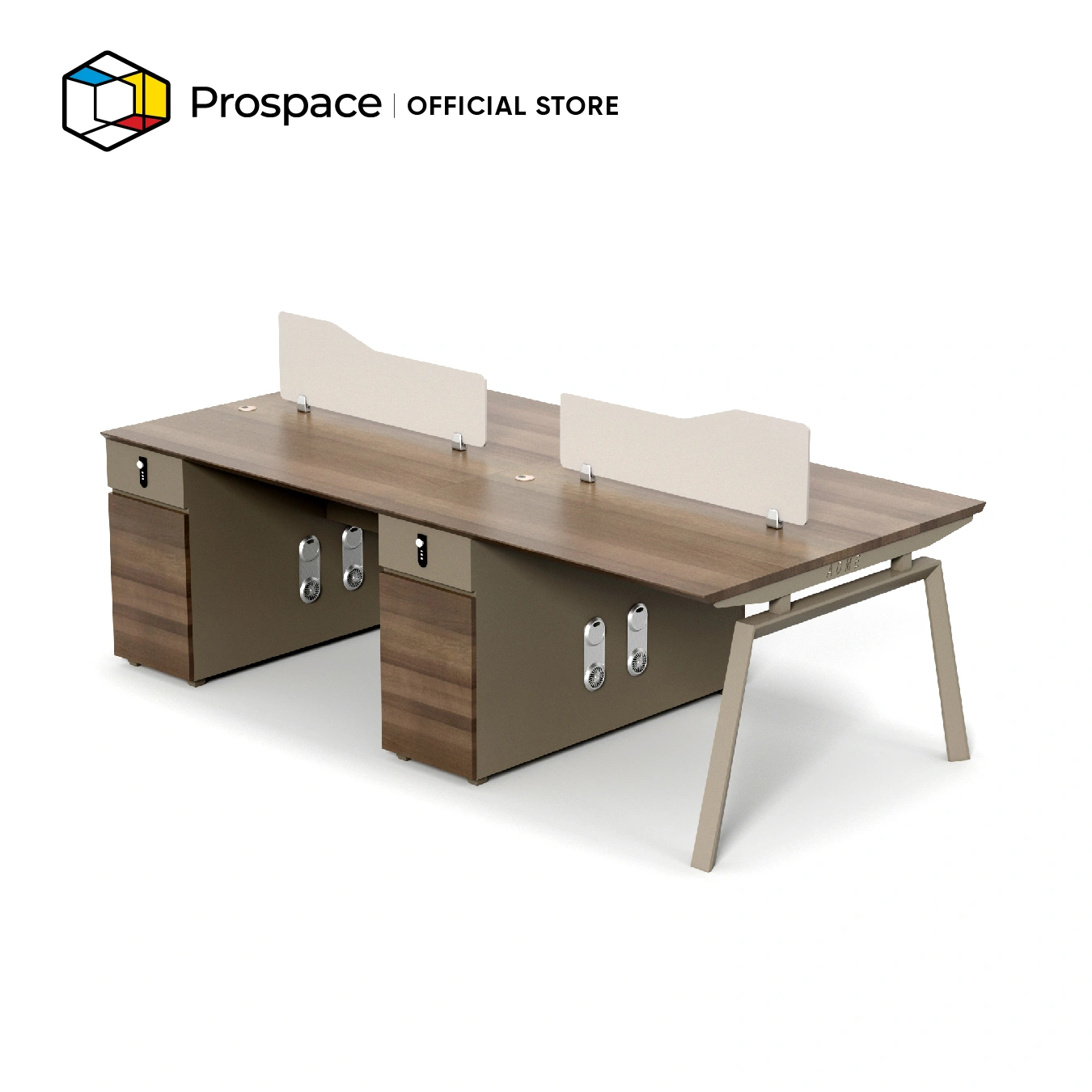 PROSPACE Meja Kerja Staff Workstation 4 Seat - B-ZYZ004