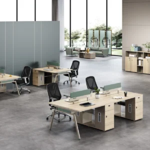 PROSPACE Meja Kerja Staff Workstation 4 Seat - B-ZYZ011