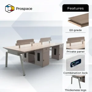 PROSPACE Meja Kerja Kantor - B-ZYZ01103