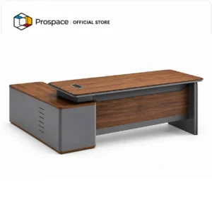 PROSPACE Meja Direktur B-BT00503 dengan desain modern elegan untuk ruang kerja eksekutif