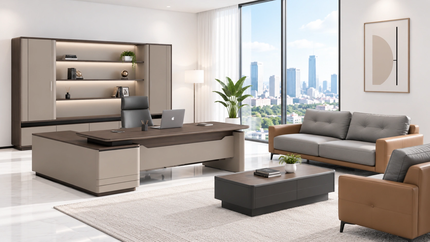 Kenali Prospace sebagai penyedia solusi furniture dan interior kantor, dari perencanaan, desain, konstruksi, furnishing, instalasi, hingga layanan purnajual.