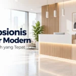 Meja Resepsionis Kantor Modern: Bukan Sekadar Meja Tamu