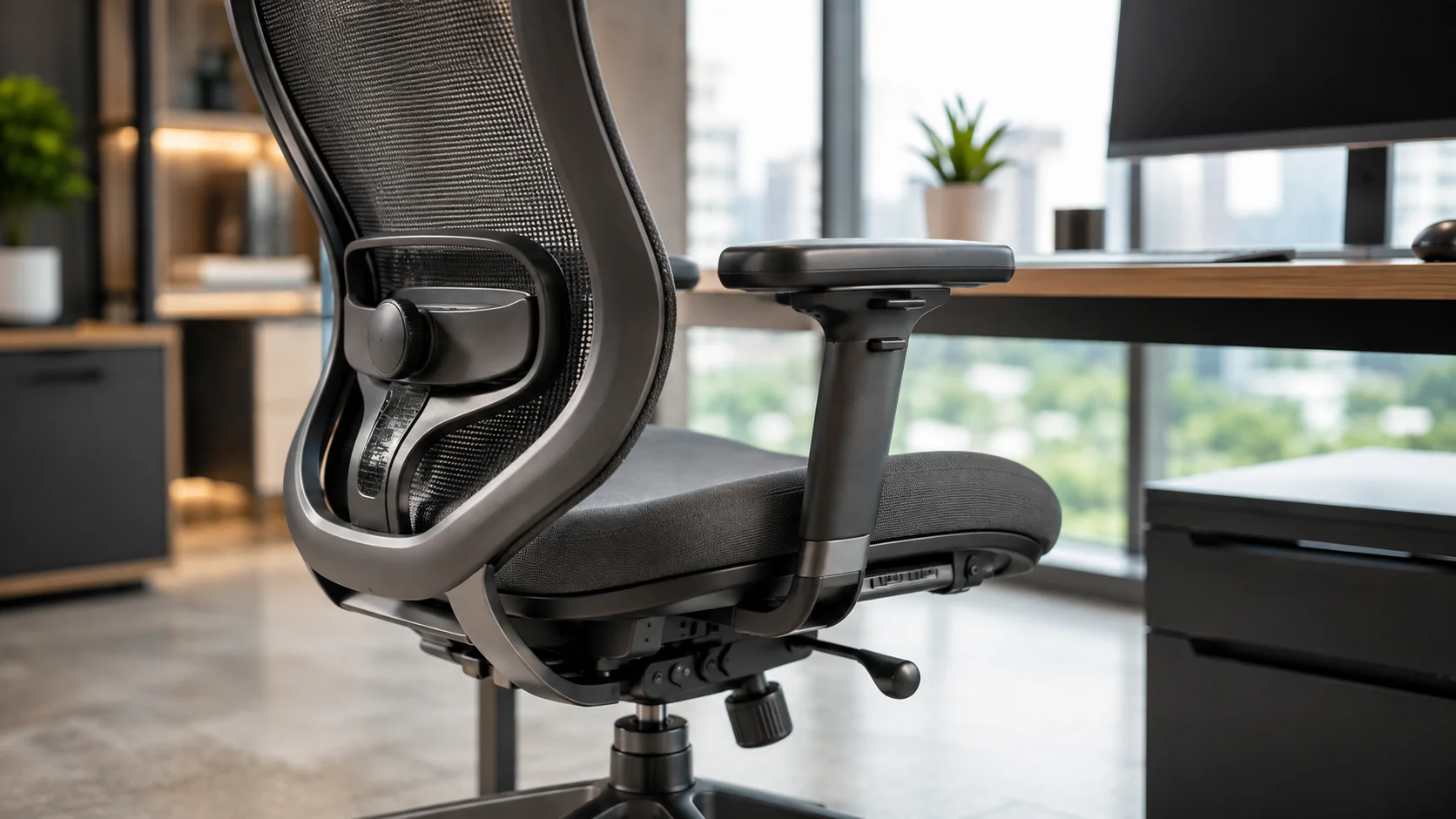 Fitur adjustable pada kursi ergonomis untuk kerja harian