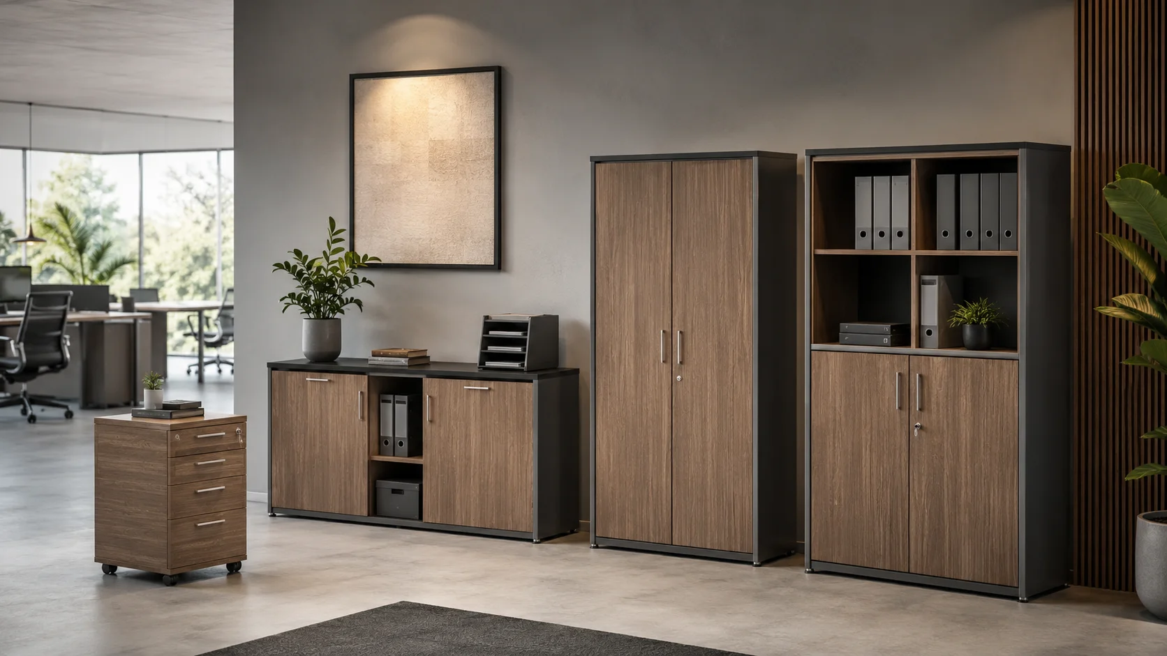 Berbagai jenis lemari arsip kantor mulai dari filing cabinet, low cabinet hingga kabinet tinggi