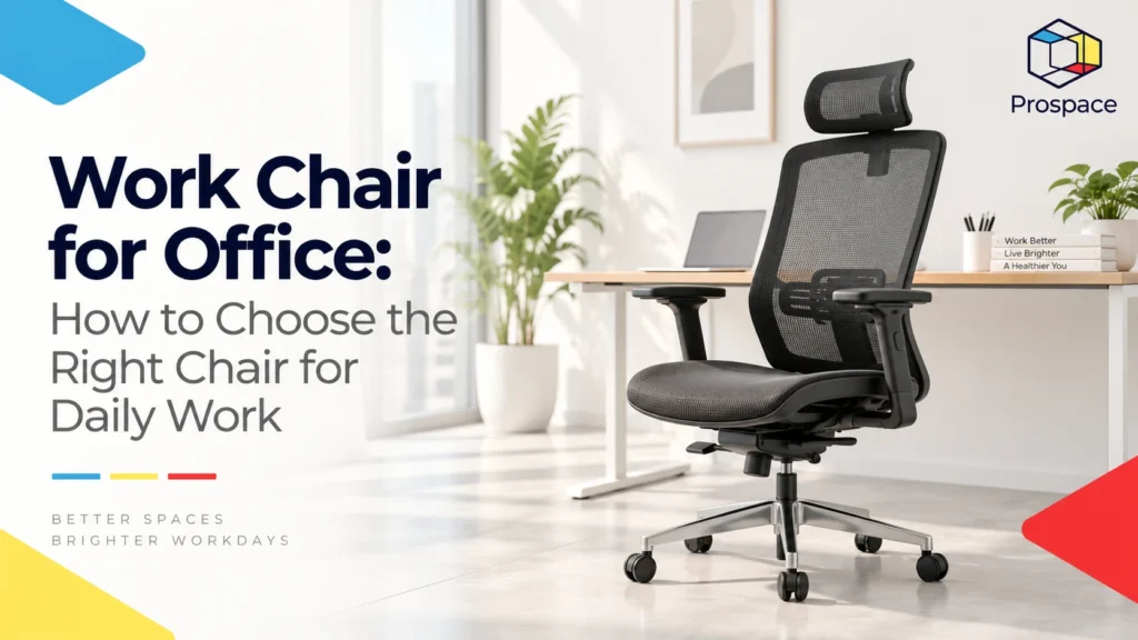 Work Chair for Office: How to Choose the Right Chair for Daily Work